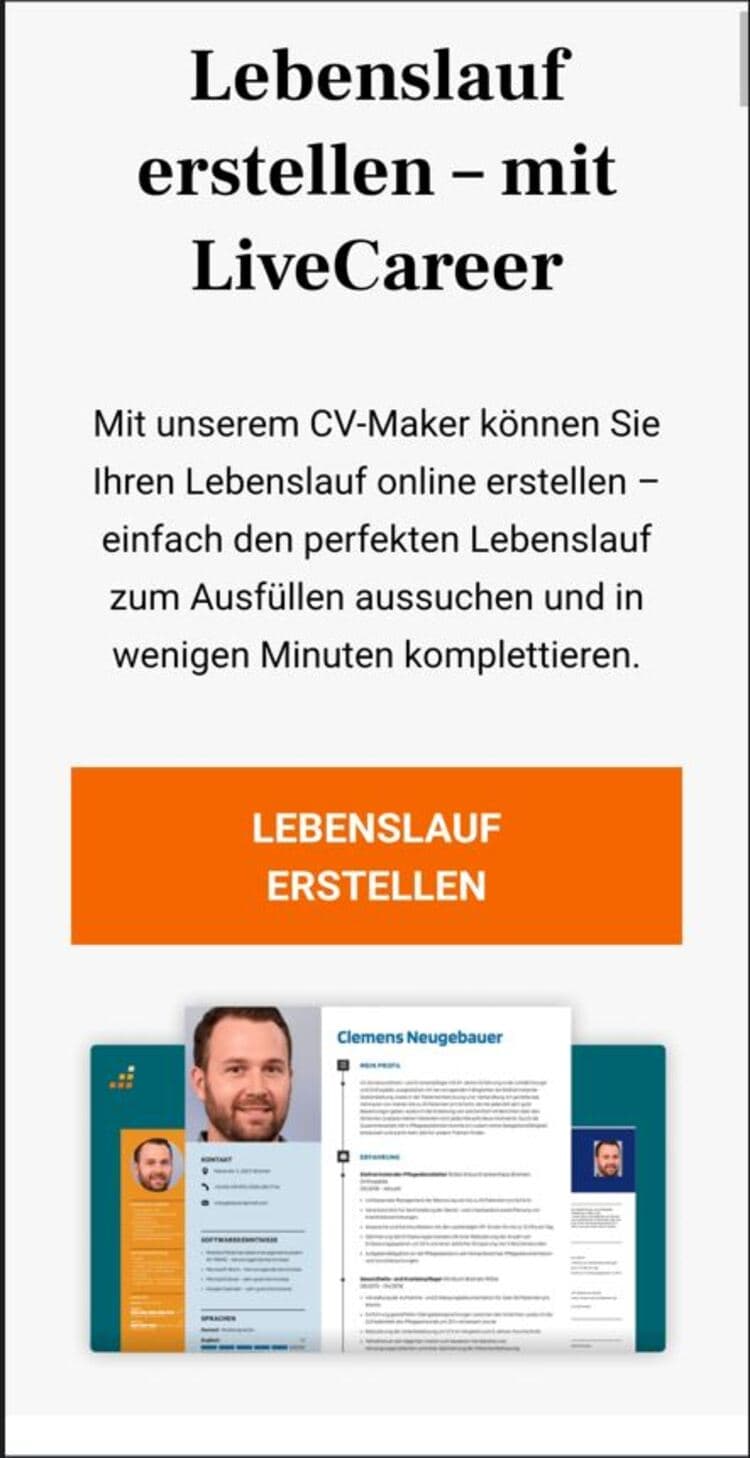 bewerbung am handy schreiben