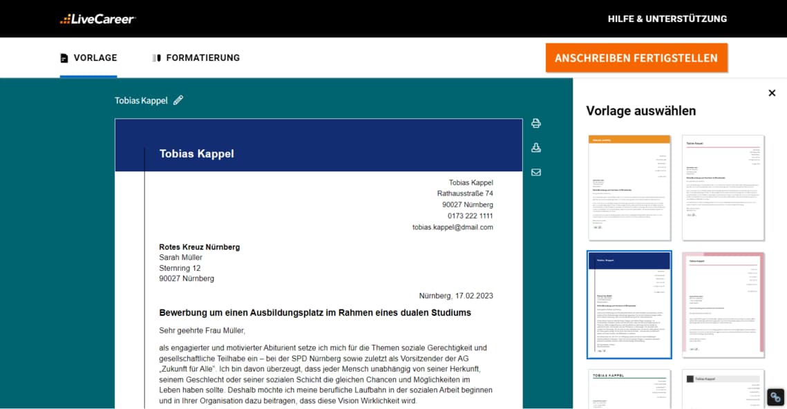 Bewerbung duales Studium: Muster für Anschreiben 2025