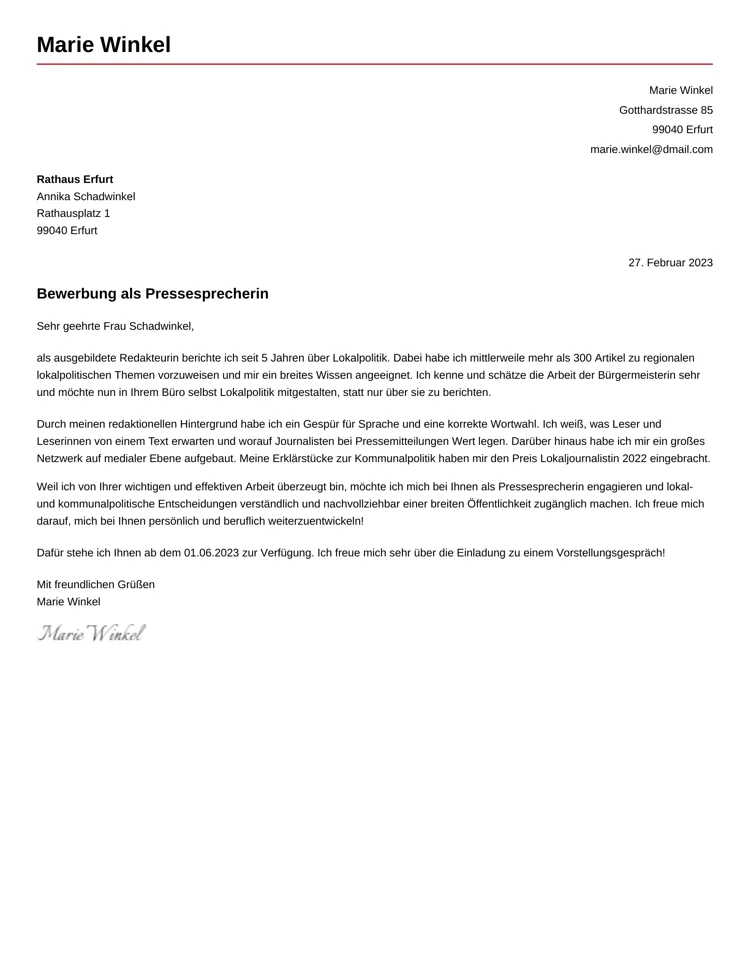 vorlage anschreiben word