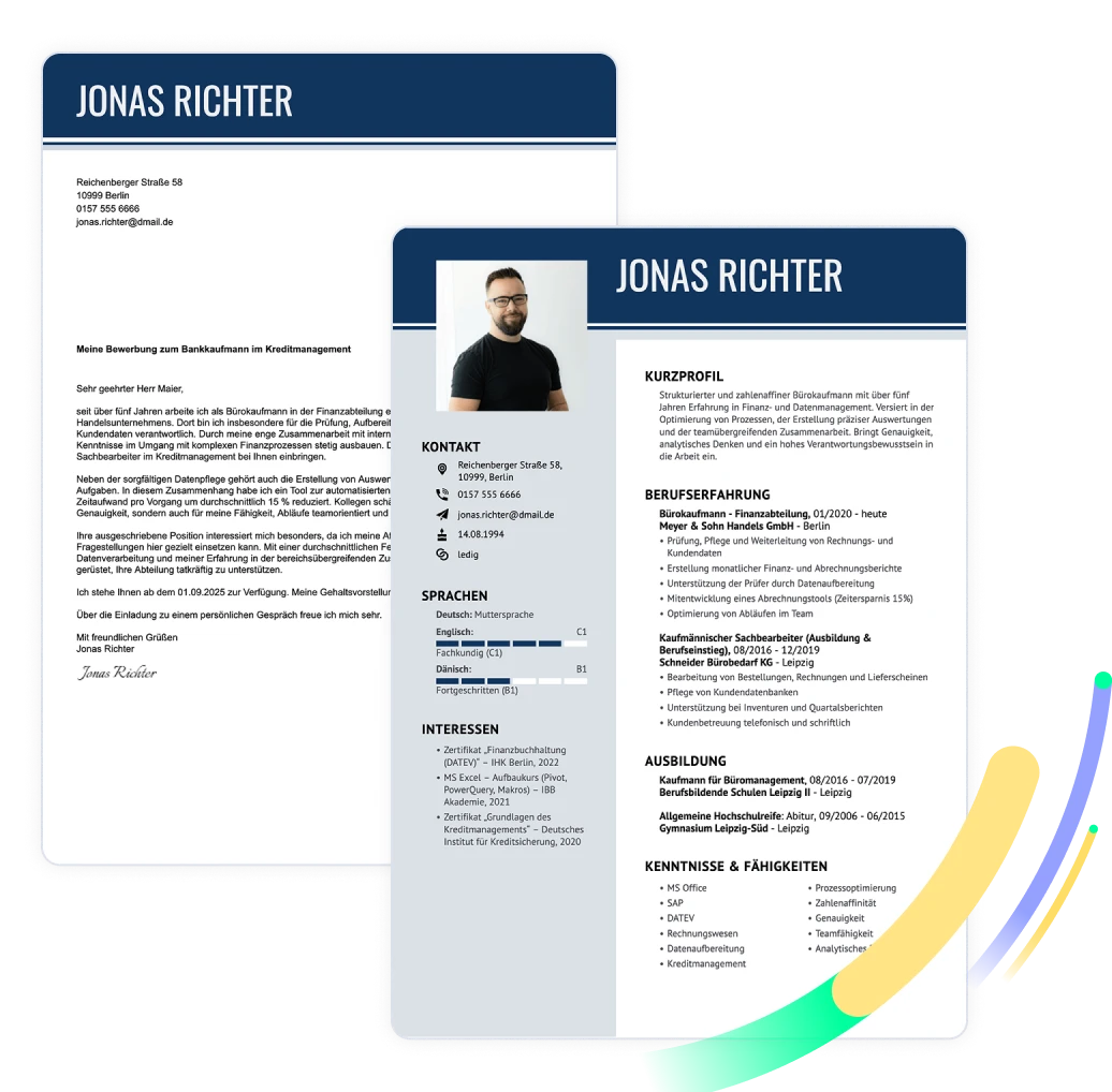 matching cv cover letter