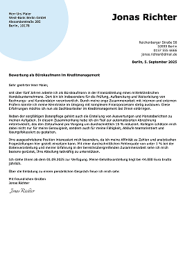 kreative bewerbung vorlage