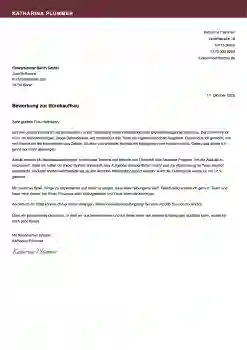 muster bewerbung bürokauffrau