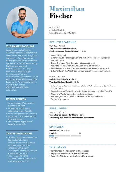 Lehrer Lebenslauf Muster