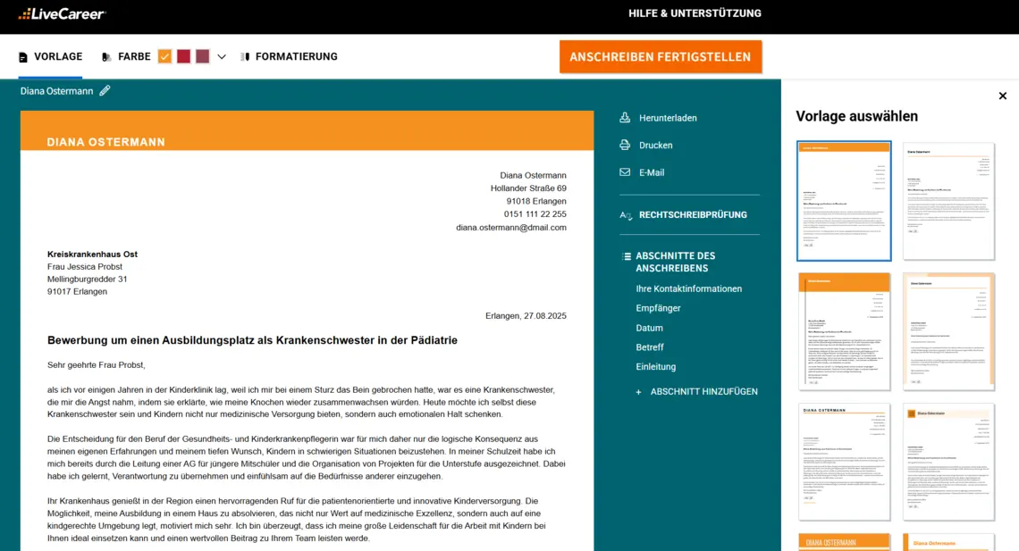 online bewerbung ausbildung